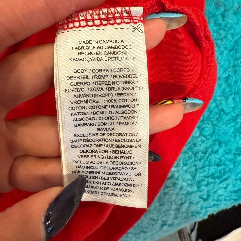 🔥Polo Ralph Lauren Red Long Sleeve Shirt with Logo🔥 - Picture 4 of 5